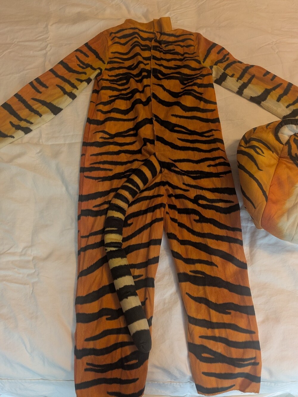 Kids Tiger One-Piece Costume - Size 5/6